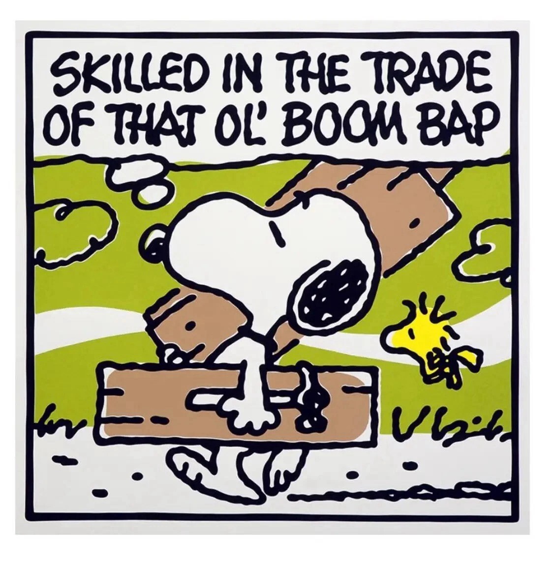 Mark Drew Tribe Q-Tip The Trade Atcq Boom Bap Skilled Large Poster Print Mint