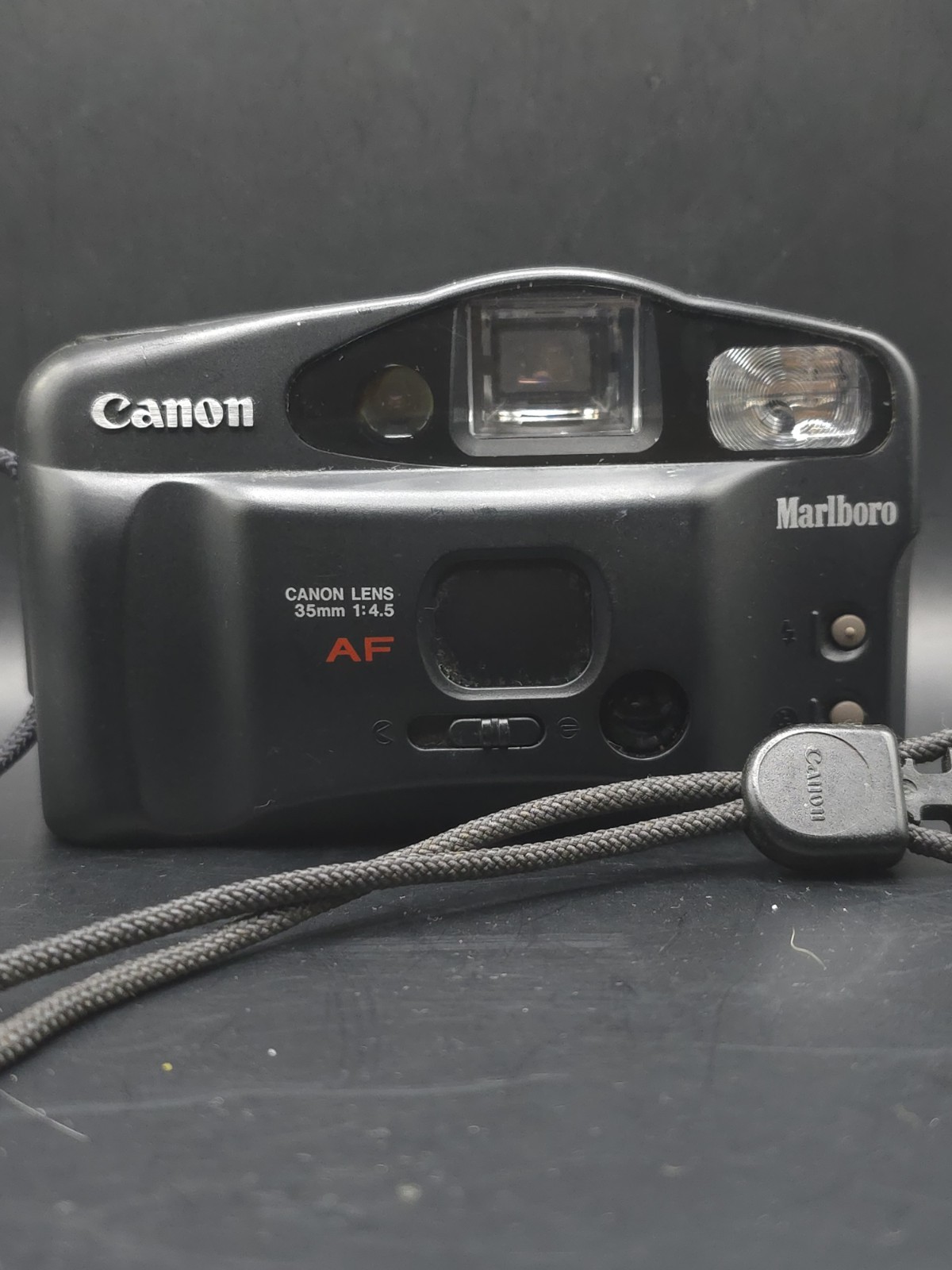Vintage Canon Sure Shot Owl AF Marlboro Edition 35mm Film Camera Fully Tested Vintage Canon Sure Shot Owl AF Marlboro Edition 35mm Film Camera Fully Tested