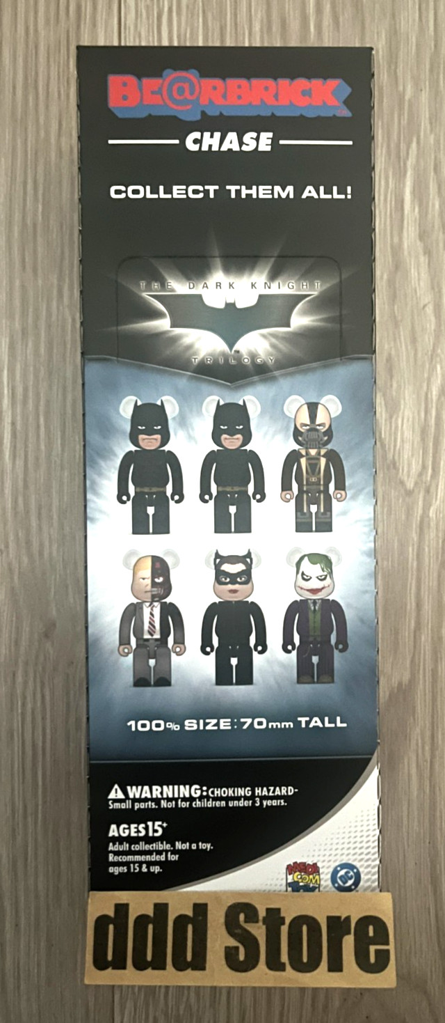 Medicom BE@RBRICK CHASE BATMAN THE DARK KNIGHT TRILOGY BEARBRICK 12 pieces box