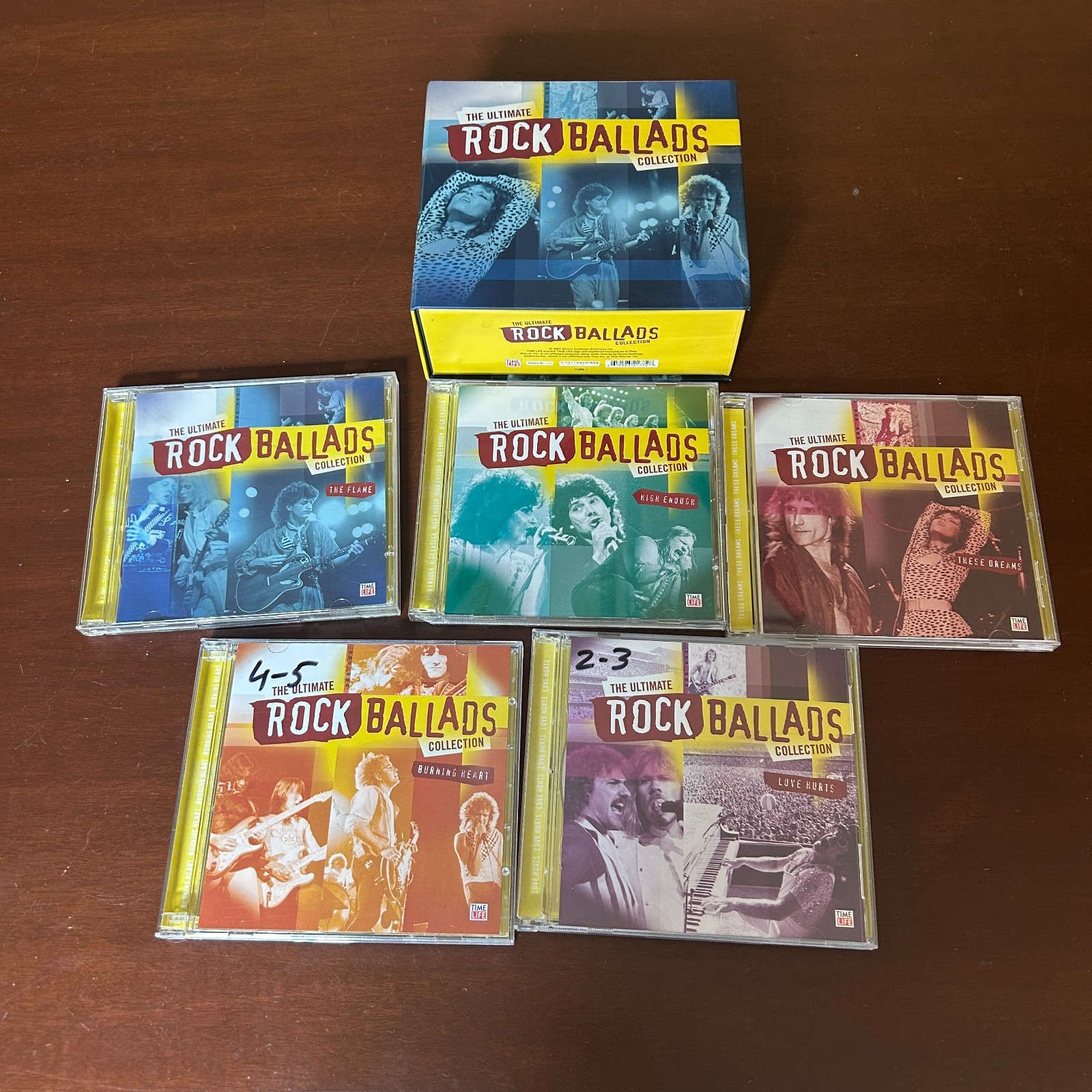 The Ultimate Rock Ballads Collection Time Life 8 Disc Box Set Excellent 2007 The Ultimate Rock Ballads Collection Time Life 8 Disc Box Set Excellent 2007