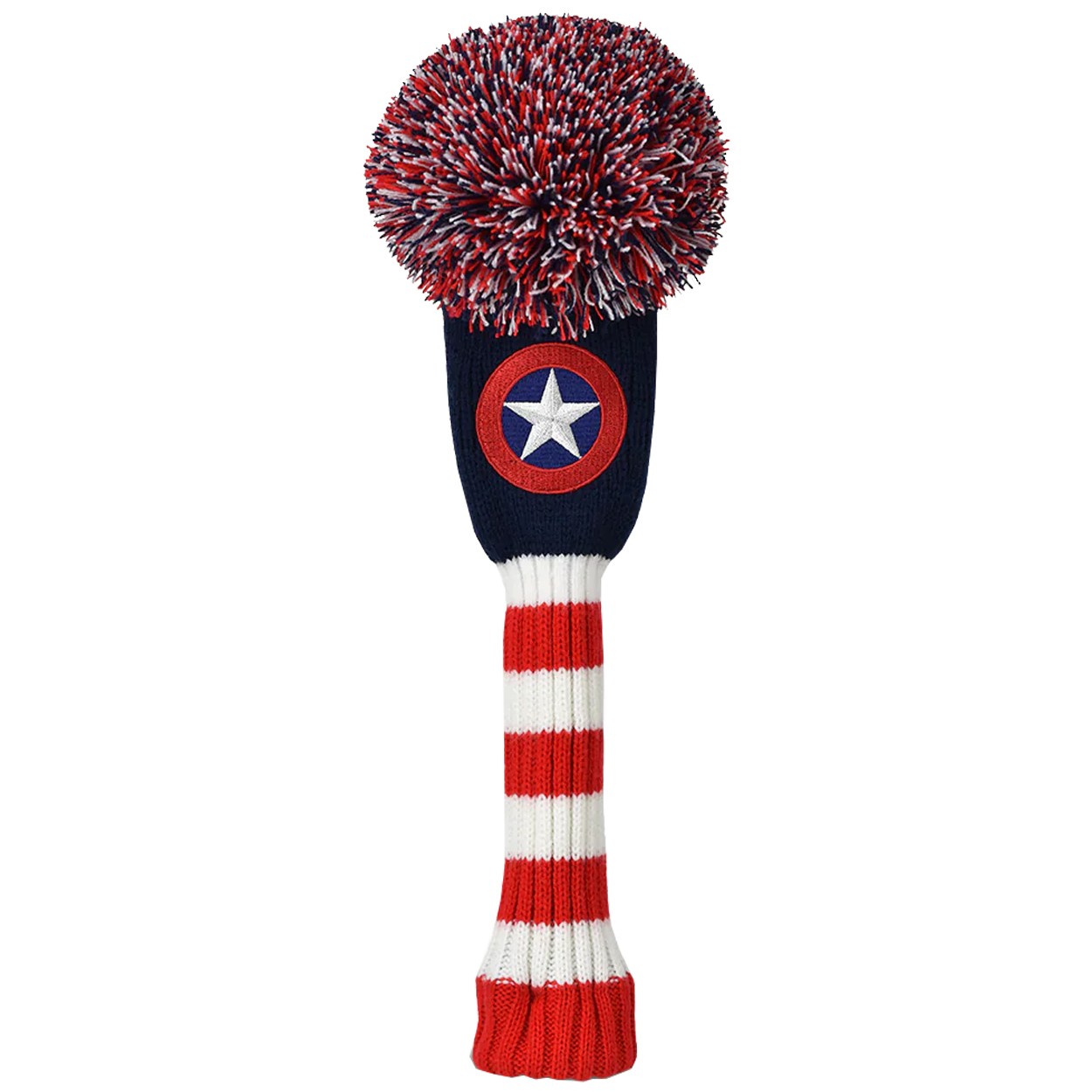 PRG Originals POM POM Hybrid Rescue Headcover -Golf Headcover, Captain USA