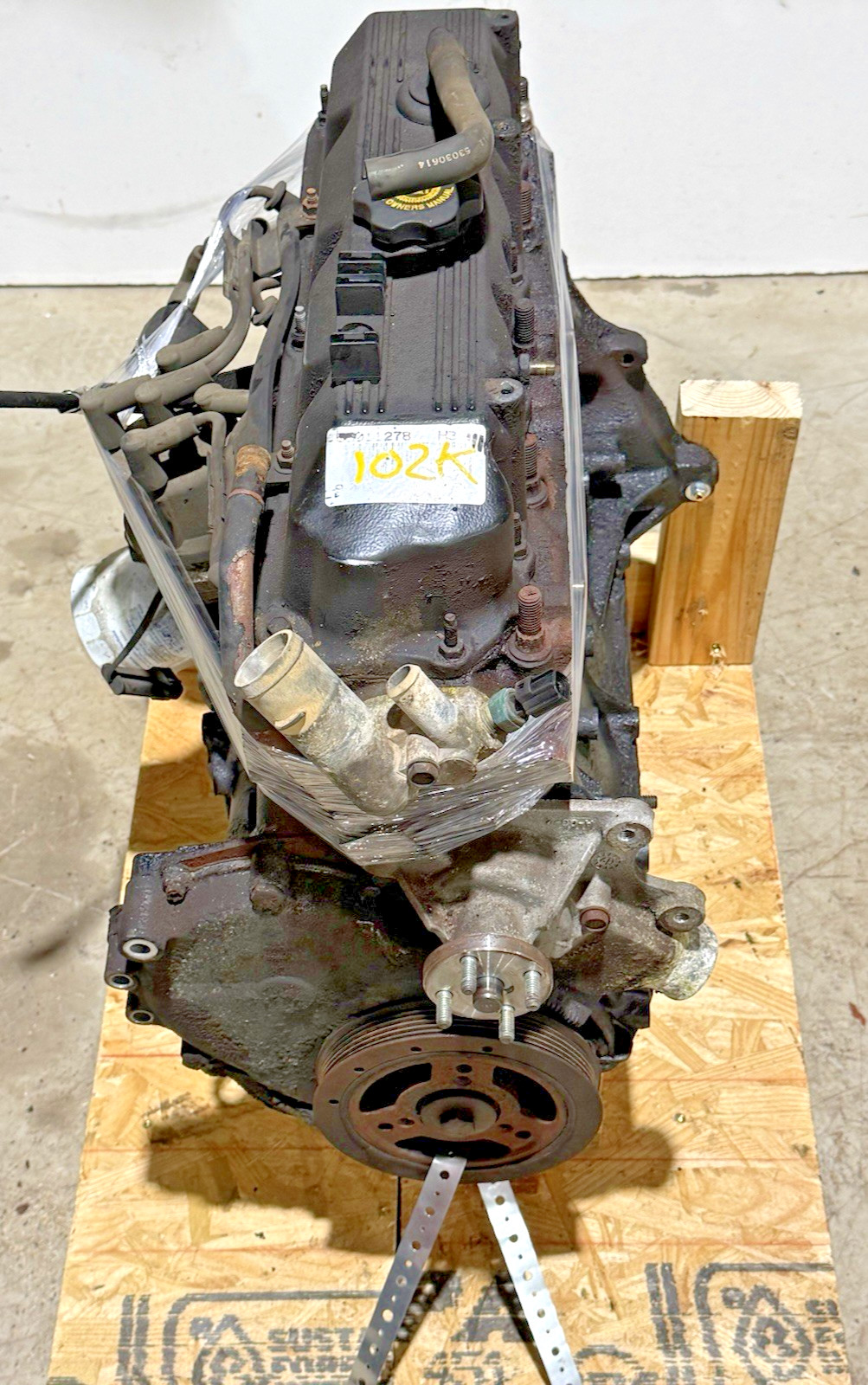91-02 Complete Long Block Engine Motor 2.5 4 Cylinder 102K Jeep TJ YJ Wrangler