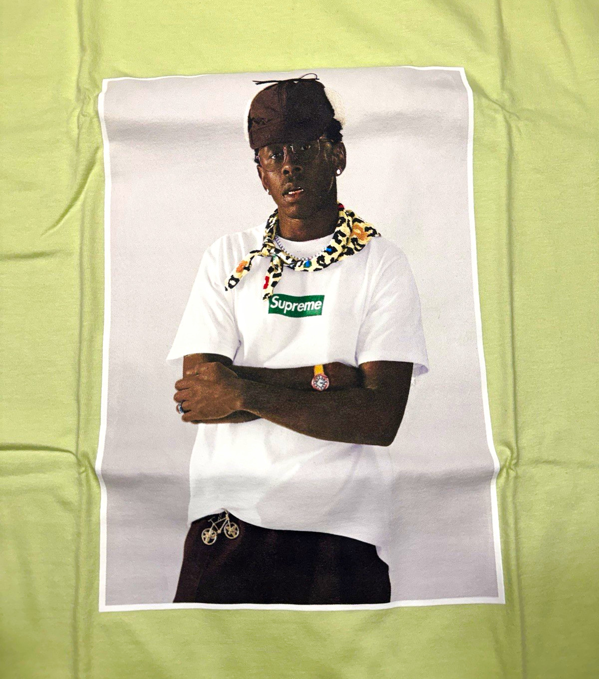 Supreme Men\'s Green tyler the creator Tee XL