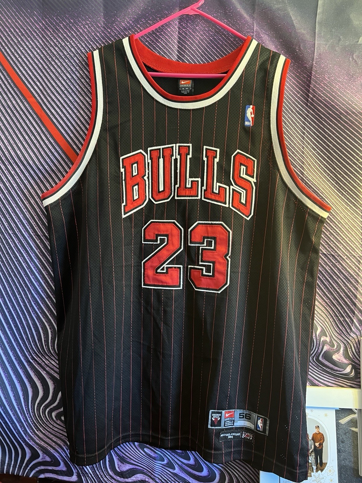 USED Nike Authentic Chicago Bulls 1984 Michael Jordan Jersey Flight 8403 3XL 56 USED Nike Authentic Chicago Bulls 1984 Michael Jordan Jersey Flight 8403 3XL 56