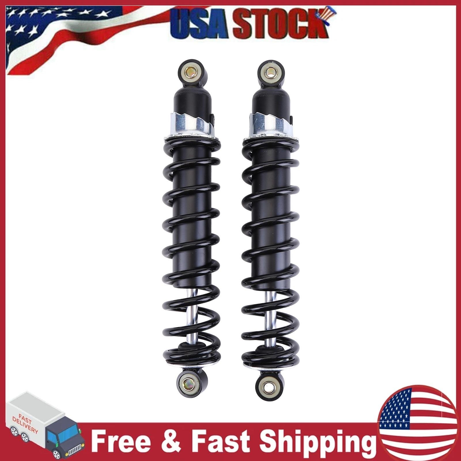 AM130448 2Pcs Front Black Shock Absorbers For John Deere Gator 4x2 6X4 Gator