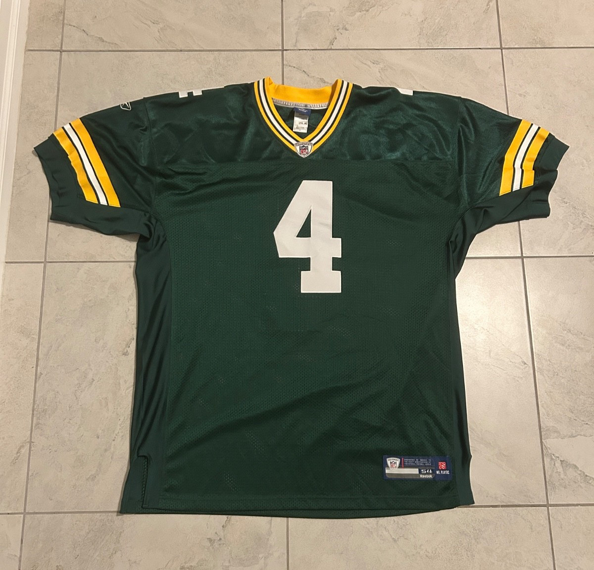 GREEN BAY PACKERS AUTHENTIC VINTAGE THROWBACK BRETT FAVRE SZ 54 GREEN BAY PACKERS AUTHENTIC VINTAGE THROWBACK BRETT FAVRE SZ 54