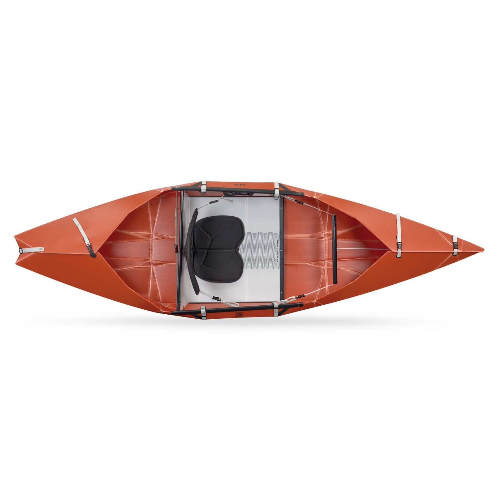 Oru Kayak Lake Sport 9\' Foldable Kayak Padded Seat Cayen Slate Lower Than Retail
