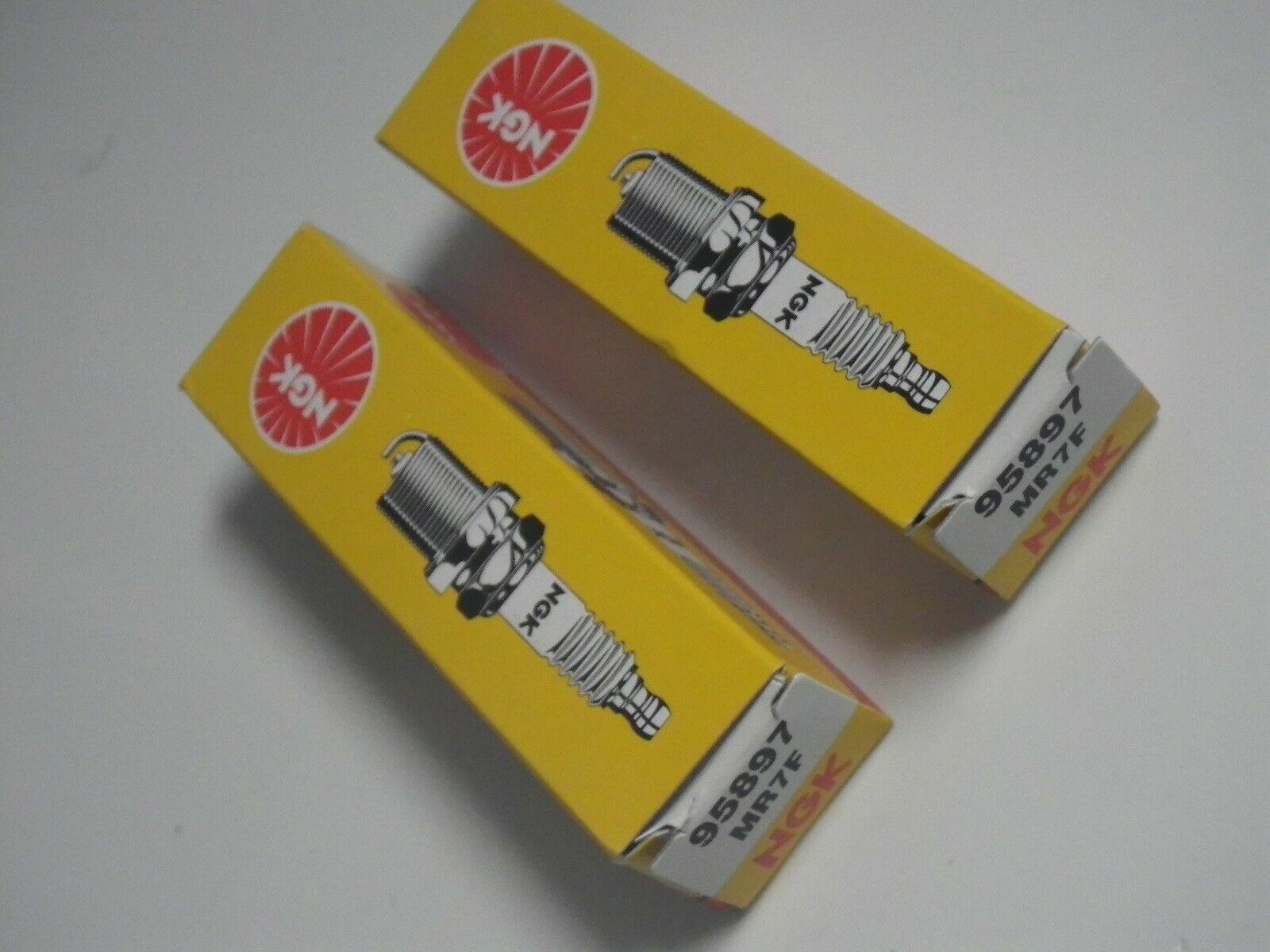 NEW QTY 2 NGK - 95897 - Spark Plugs, MR7F FREE FAST SHIPPING 