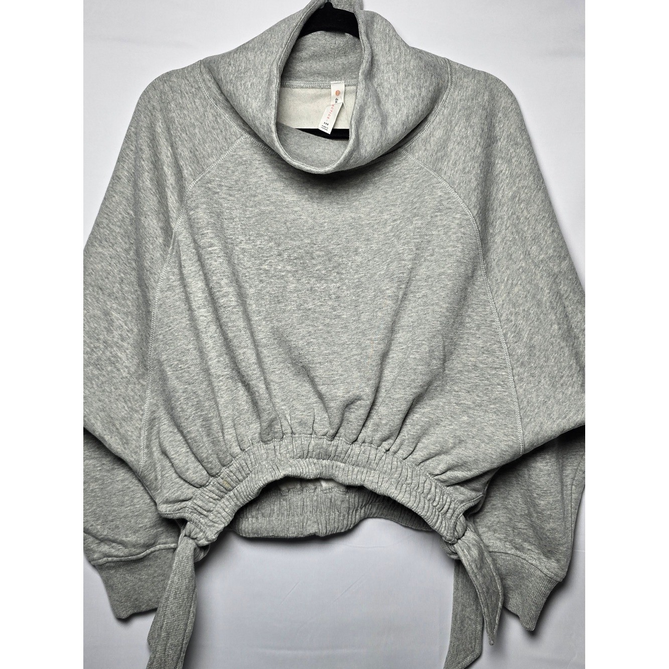 Anthropologie Daily Practice Gray Cowl Neck Drawstring Hem Sweater XXS NWT Anthropologie Daily Practice Gray Cowl Neck Drawstring Hem Sweater XXS NWT