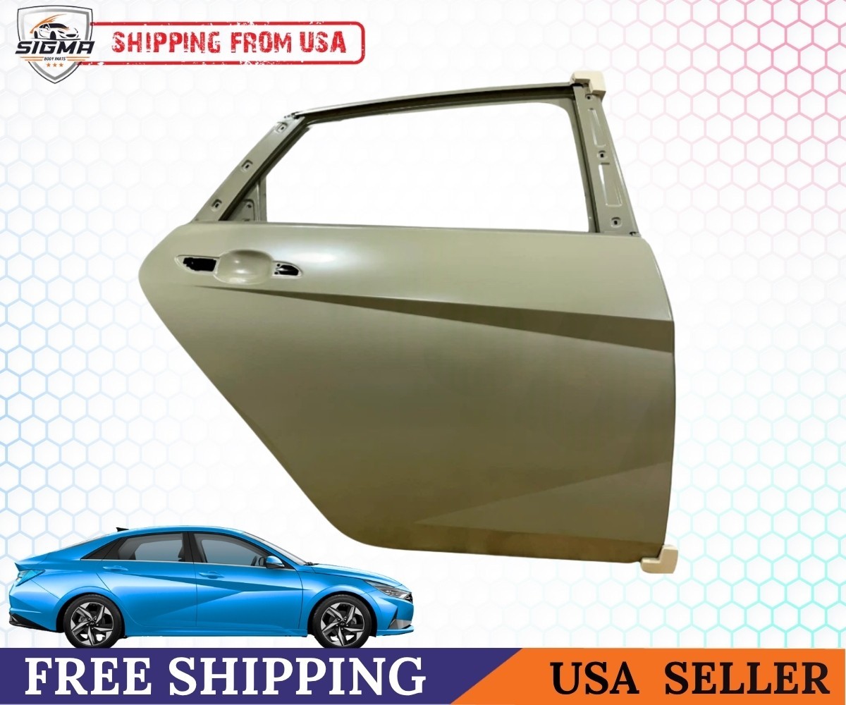 Fits 2021-2023 Hyundai Elantra Rear Right Passenger Side Door Shell