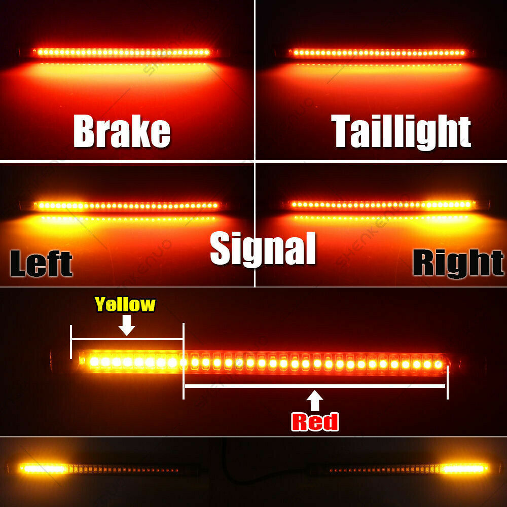Universal Motorcycle Rear Tail light Turn Signal Brake Running Light Led Strip Universal Motorcycle Rear Tail light Turn Signal Brake Running Light Led Strip