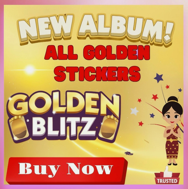 MOGO Stickers 1- 6⭐(GOLD Stickers 1- 6⭐ Available) For Monopoly Go⚡CHEAPEST⚡24/7
