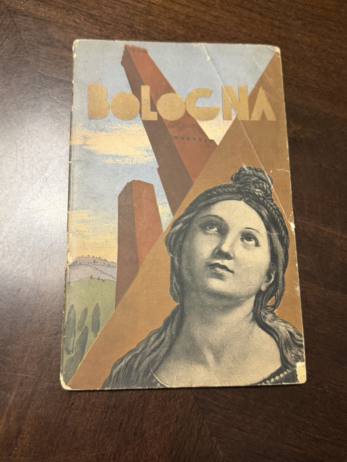 Vintage 1936 Bologna Italy Travel Guide Book ENIT German Language Ephemera Map 