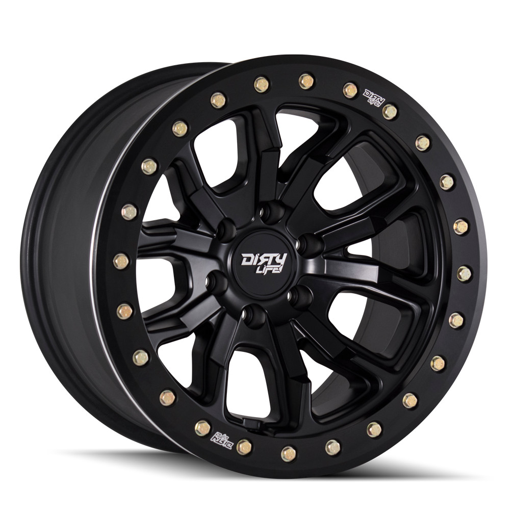 17x9 Dirty Life DT-1 Matte Black Wheel 5x4.5 (-12mm)