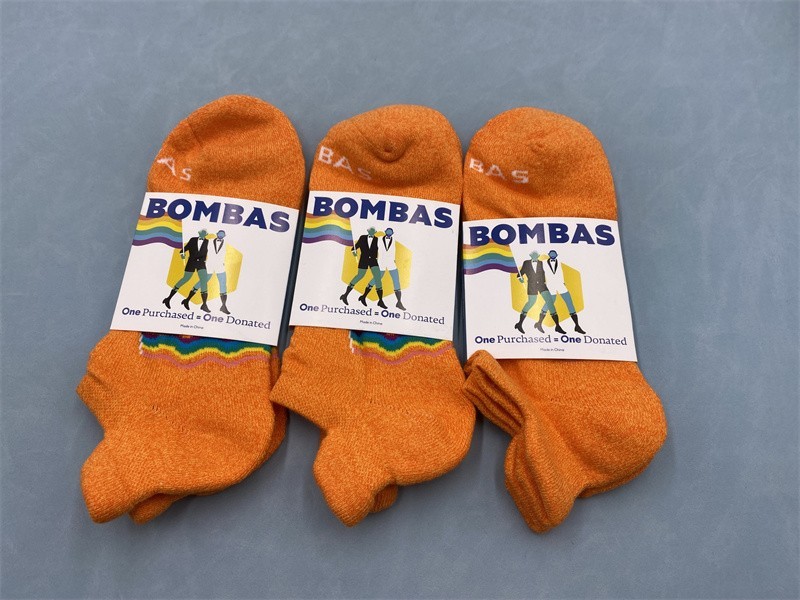 Original tag~BOMBAS 3 Pairs Women Honeycomb Solid Orange Ankle Socks Size M Original tag~BOMBAS 3 Pairs Women Honeycomb Solid Orange Ankle Socks Size M