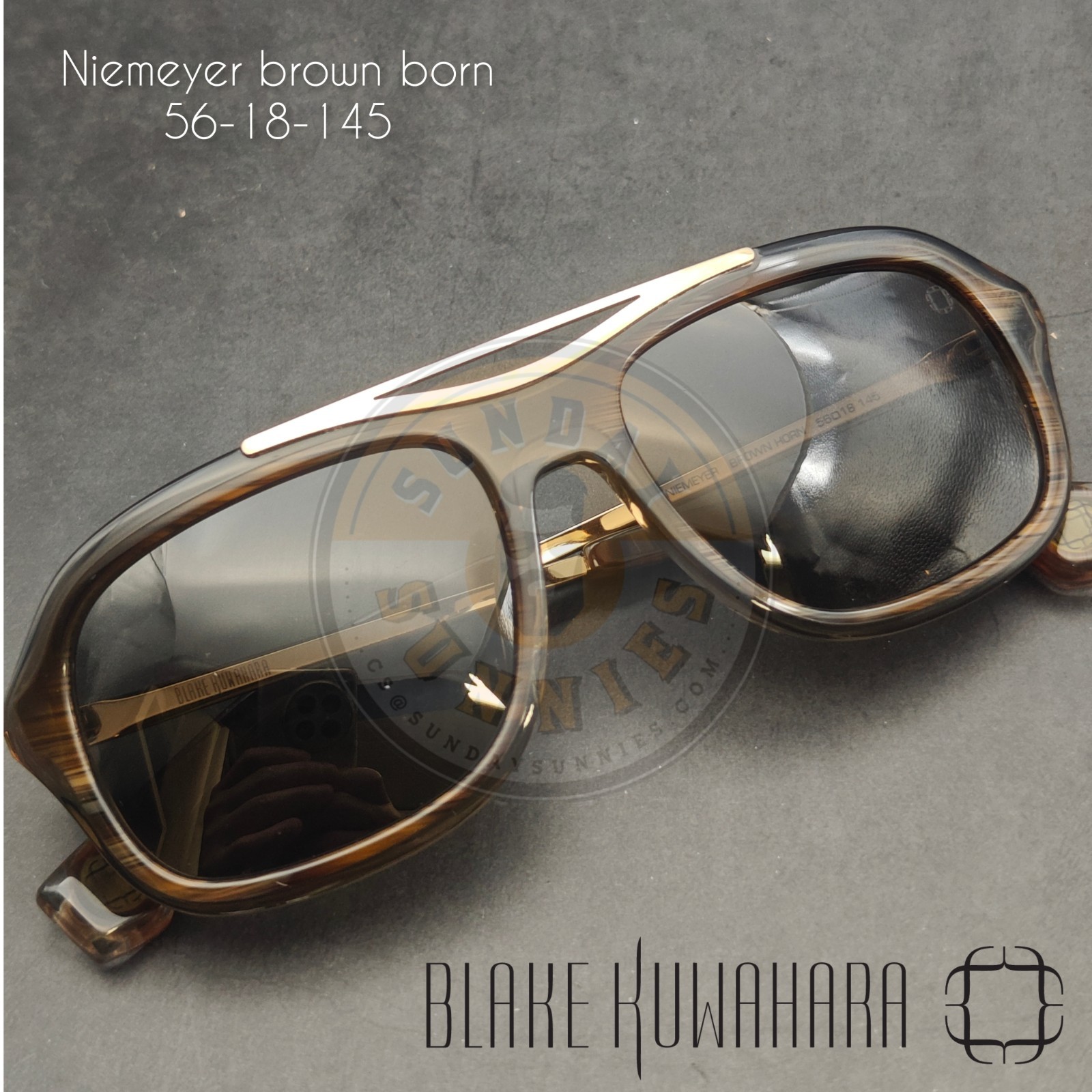 blake kuwahara sunglasses Niemeyer Brown Horn