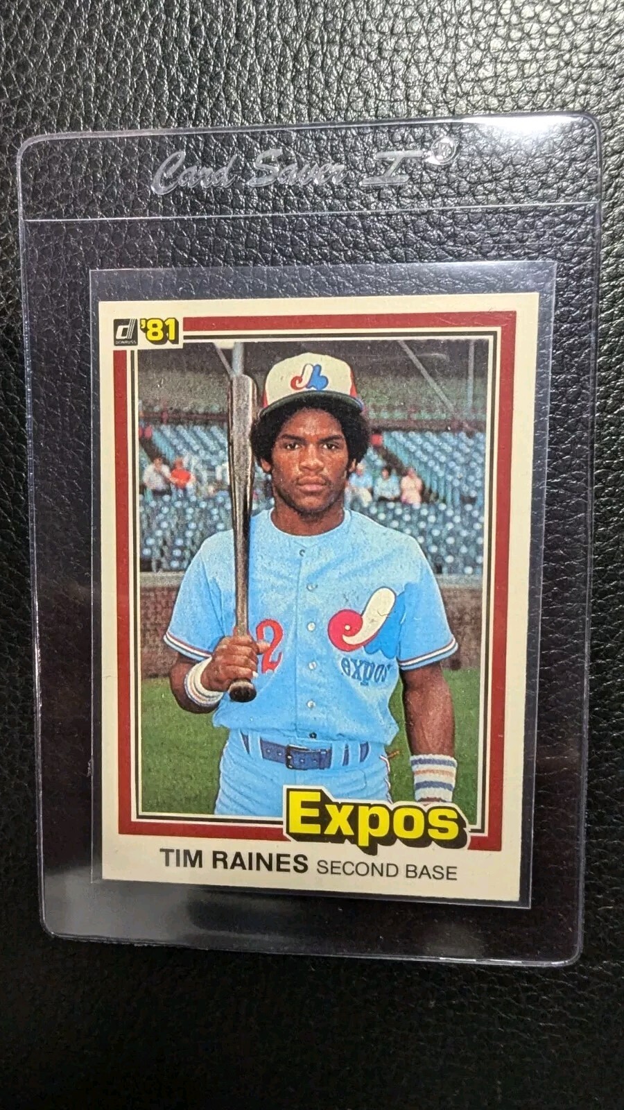 1981 DONRUSS #538 TIM RAINES ROOKIE CARD RC MONTREAL EXPOS HOF