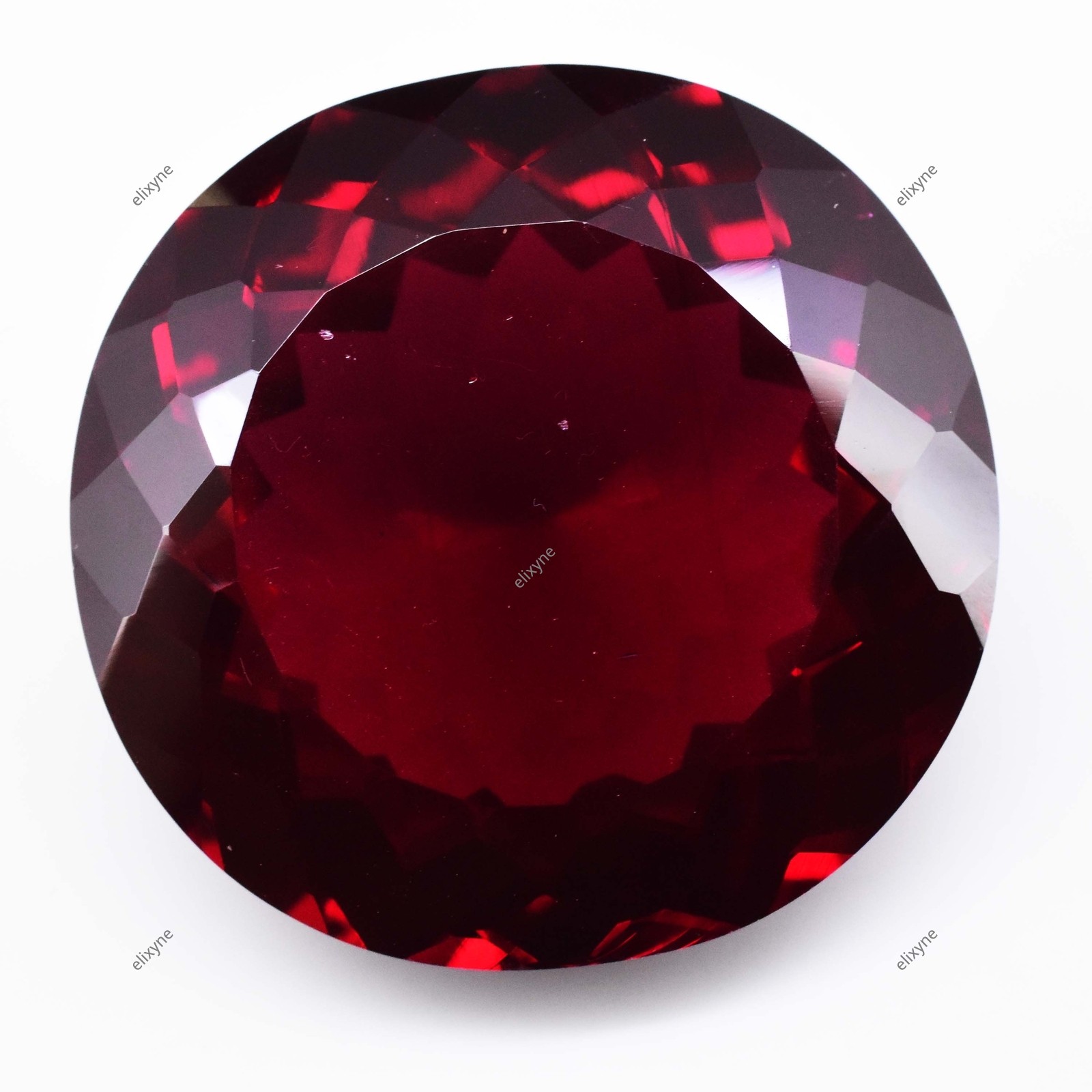 Stunning 61.00 Ct Natural Red Painite Round Cut, IGL Certified Loose Gemstone