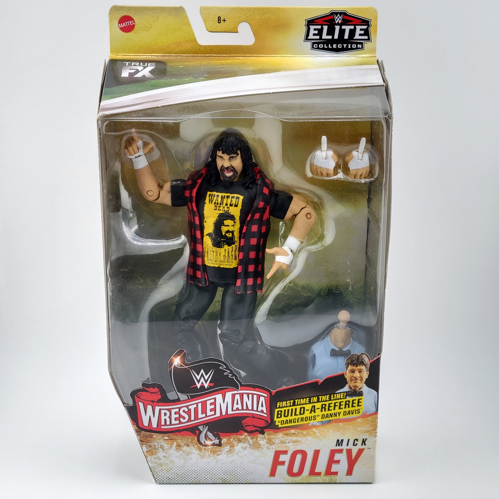 WWE Elite Collection Mick Foley Action Figure by Mattel - Cactus Jack, New GKY52 WWE Elite Collection Mick Foley Action Figure by Mattel - Cactus Jack, New GKY52