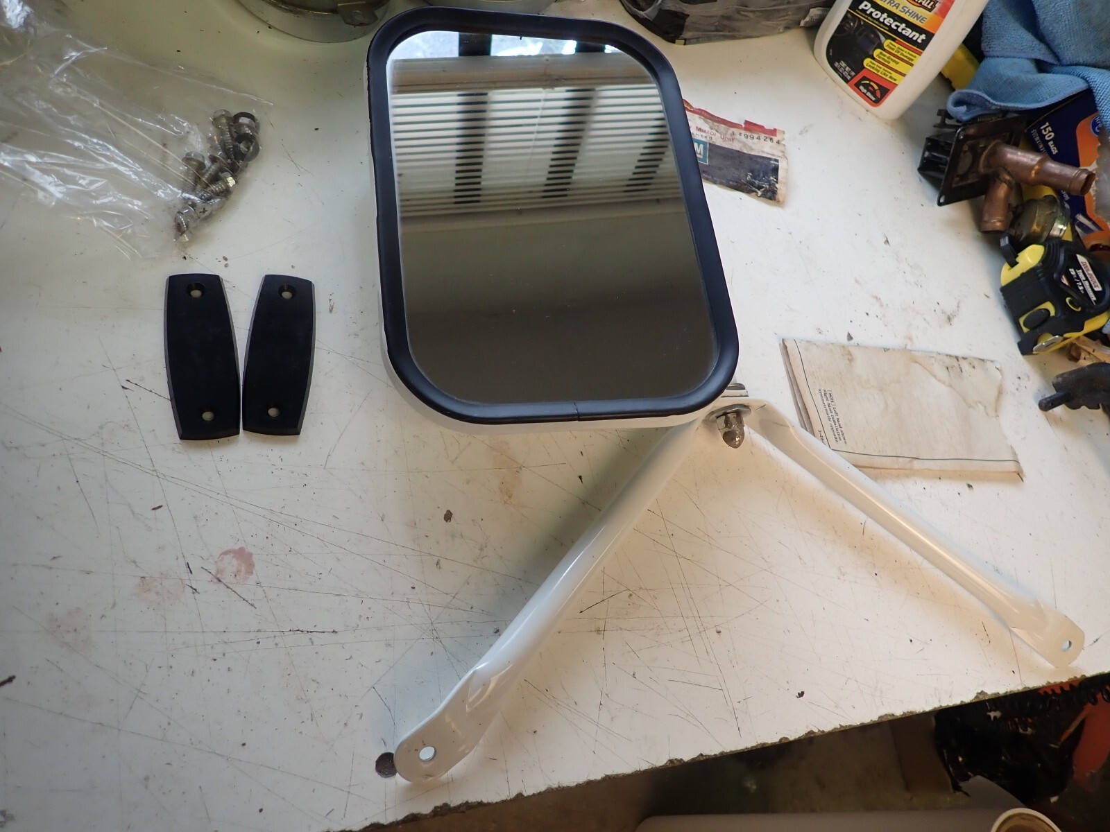 NOS 1974 1975 1976 1977 Chevrolet Pickup Below Eyeline Mirror GM # 994586 994264 NOS 1974 1975 1976 1977 Chevrolet Pickup Below Eyeline Mirror GM # 994586 994264