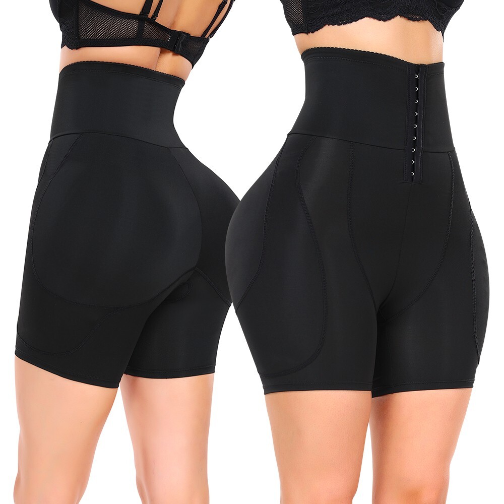 Hip Enhancer Shapewear - Butt and Hip Pads Dip Filler Tummy Control Shorts Panty