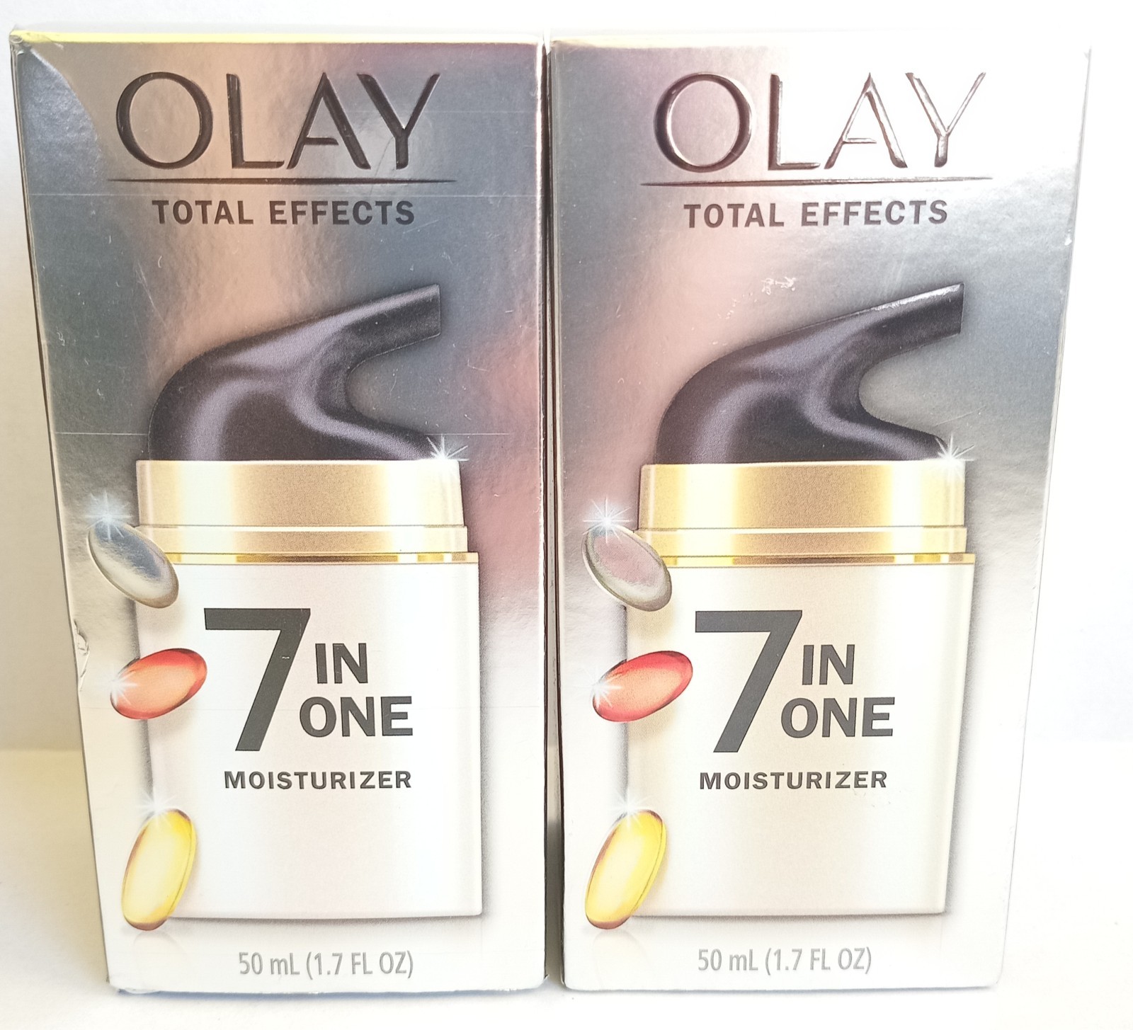 2x Olay Total Effects 7 In One Moisturizer LOT  50ml 1.7 FL  OZ 