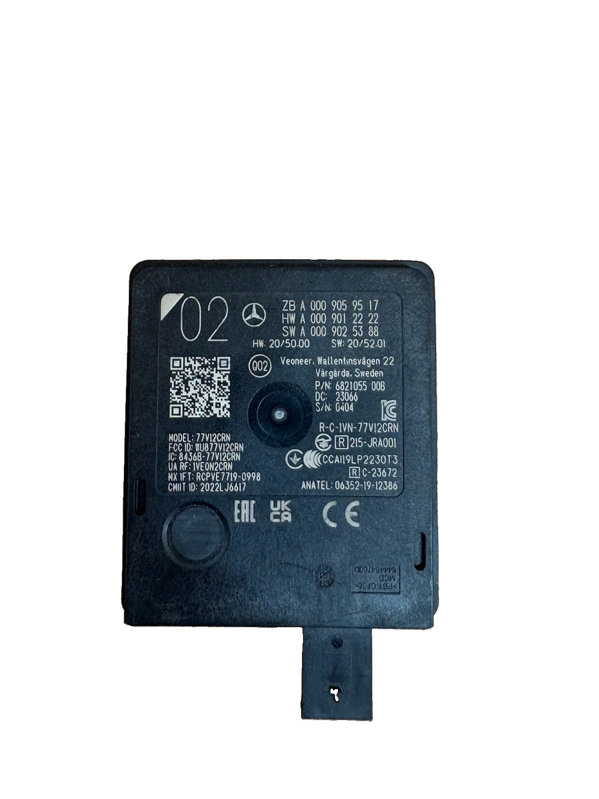 A0009059517 For 2021-2024 Mercedes-Benz EQS S 500 580 C 300 450 Radar Sensor A0009059517 For 2021-2024 Mercedes-Benz EQS S 500 580 C 300 450 Radar Sensor