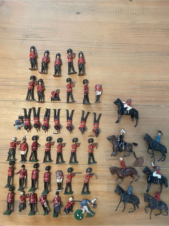 Vintage Britains Ltd. Lead Toy Soldiers Made in England 40+ Figures Vintage Britains Ltd. Lead Toy Soldiers Made in England 40+ Figures