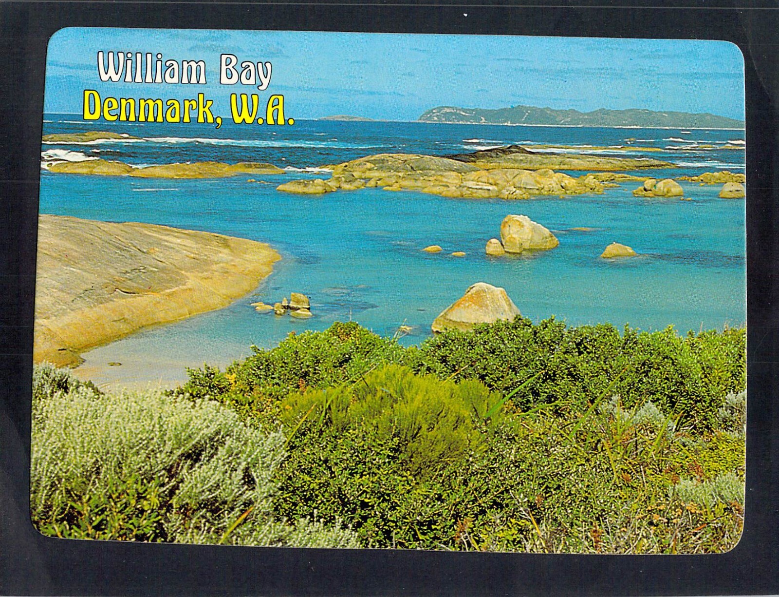 F3162 Australia WA Denmark William Bay Greens Pool MV postcard