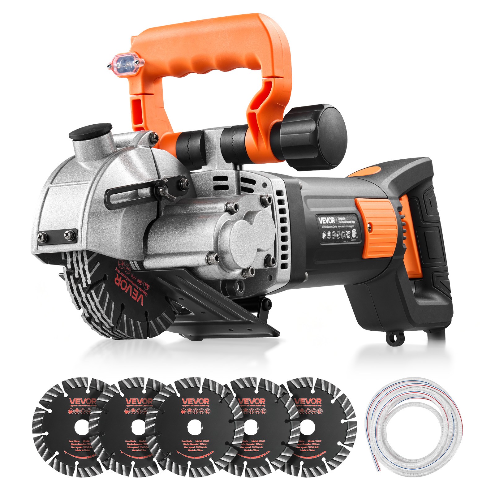 VEVOR Wall Chaser 4800W Electric Groove Cutting Machine 6800RPM Guide Line