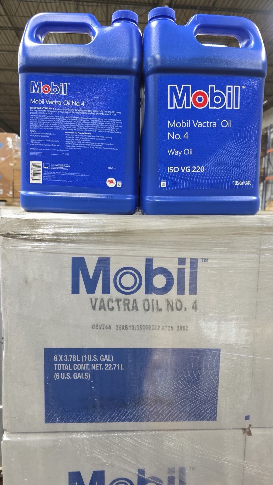 Mobil Vactra No. 4 Way Oil Iso 220 (Case of 6-1 Gal) Part# 100545