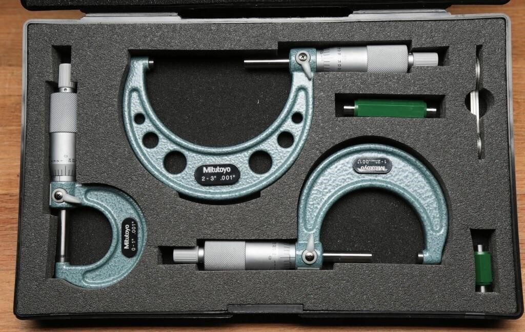 Mitutoyo 103922 Outside Micrometer Set Mitutoyo 103922 Outside Micrometer Set