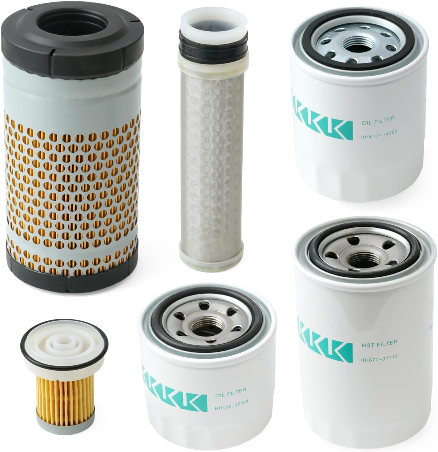 Complete Maintenance Filter Kit for Kubota LX2610HSD LX2610HSDC LX2610UHSD