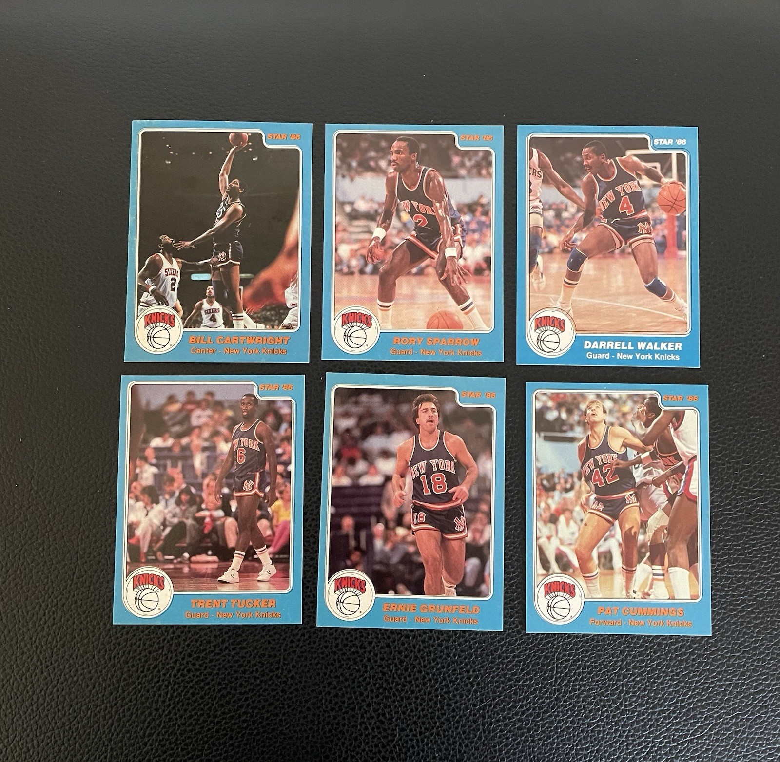 1985-86 Star Basketball New York Knicks Complete Set Minus Ewing 