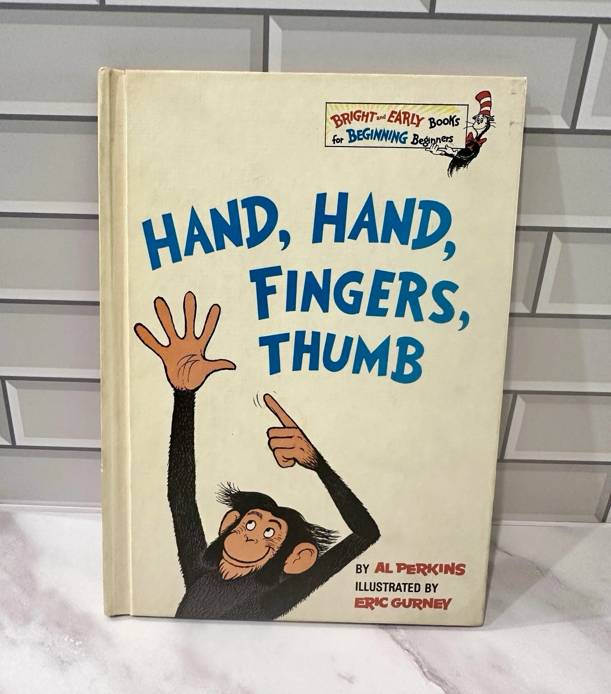 Vintage Bright & Early Hand, Hand, Fingers, Thumb HC Illustrated 1969 BkClub Vintage Bright & Early Hand, Hand, Fingers, Thumb HC Illustrated 1969 BkClub