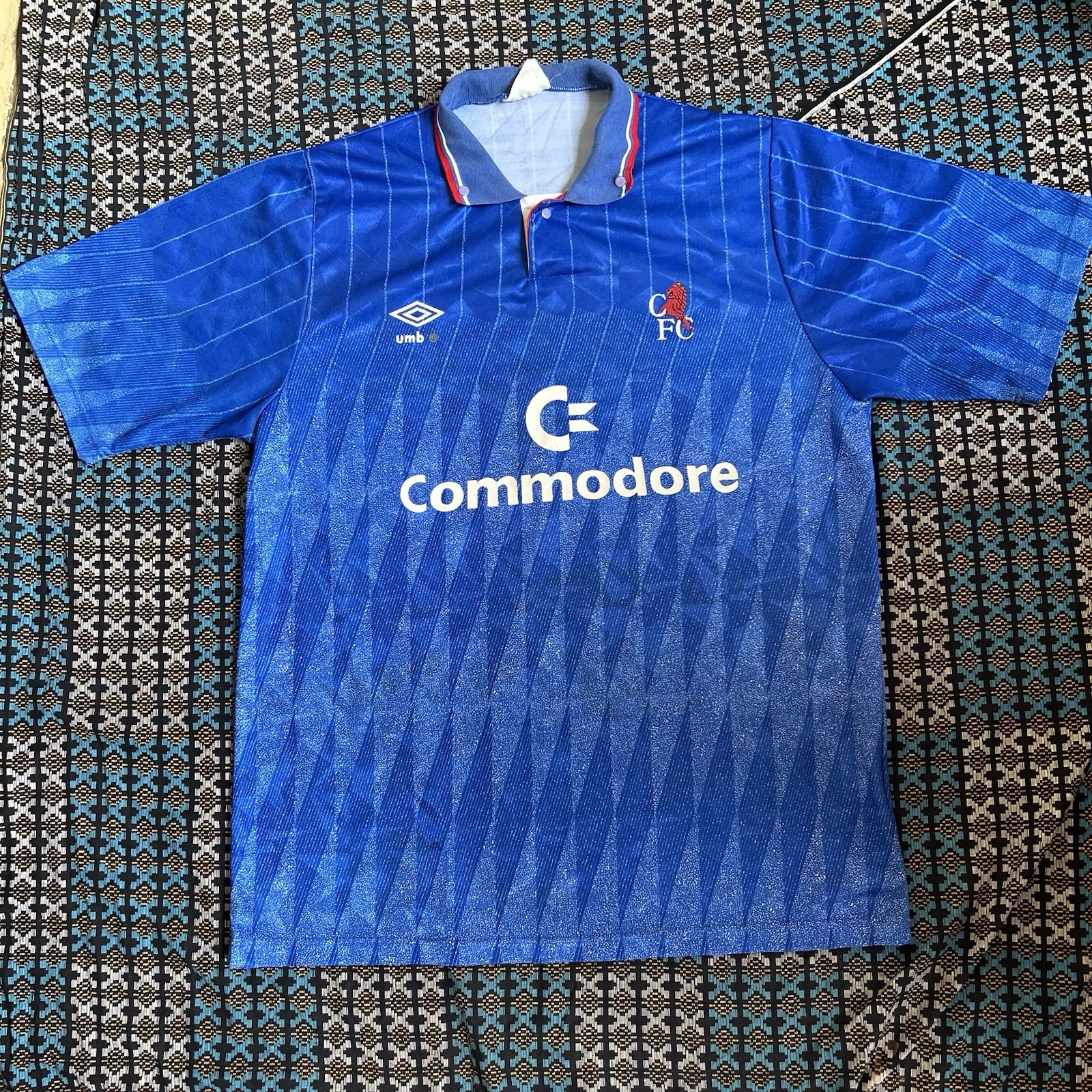 Vintage 1989-1991 Umbro FC Chelsea Home (Authentic) Football Jersey Vintage 1989-1991 Umbro FC Chelsea Home (Authentic) Football Jersey