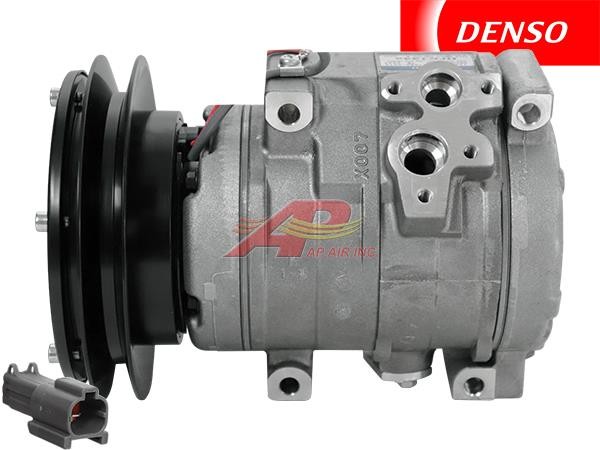 New Denso 10S17C Compressor 24V 1 Groove Clutch with OE Connector