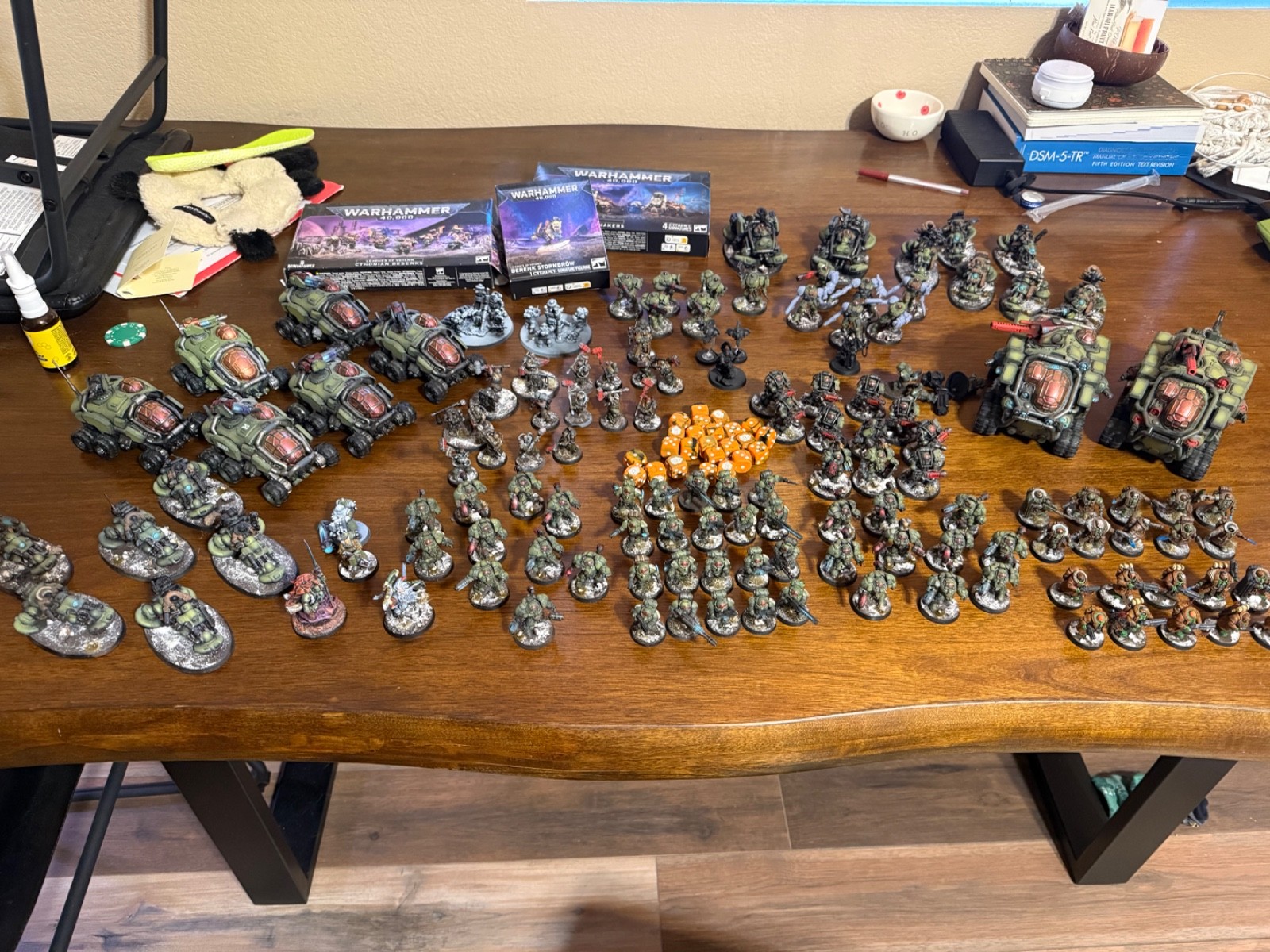 leagues of votann 40k painted army