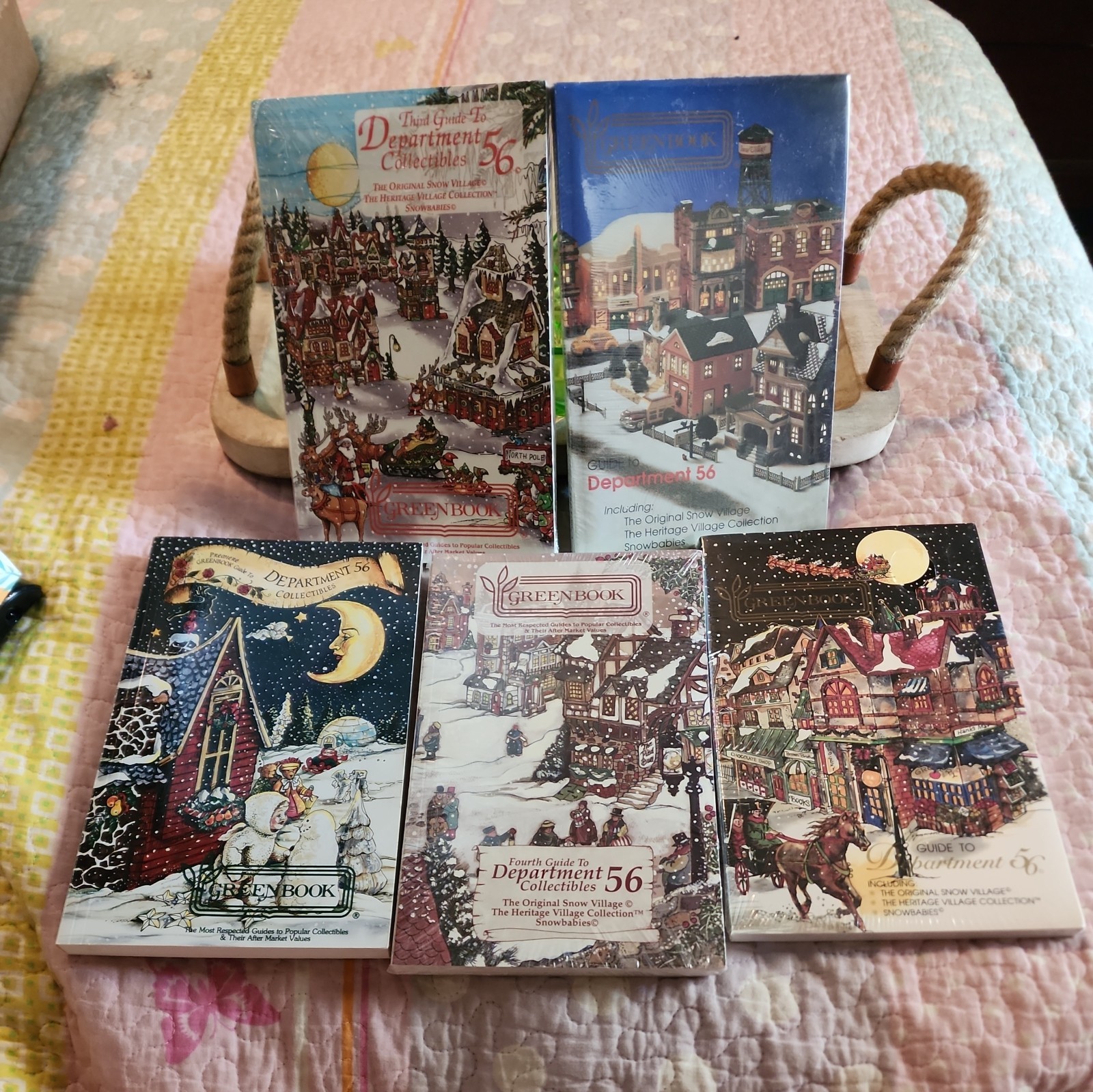 Department 56 Collecibles Guide Books resource Values #1-4  SEALED Brand New