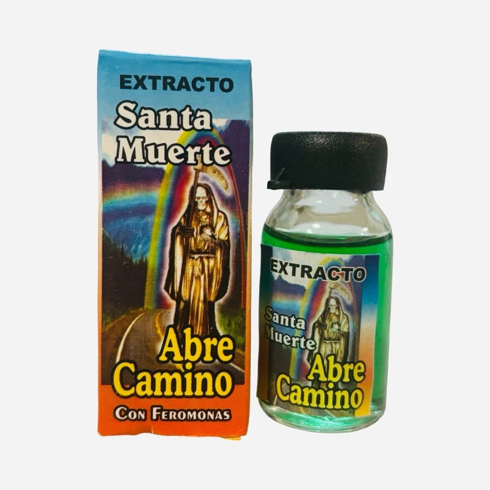 Santa Muerte Abre Camino Extracto Perfume Para La Buena Suerte Dinero y Exito
