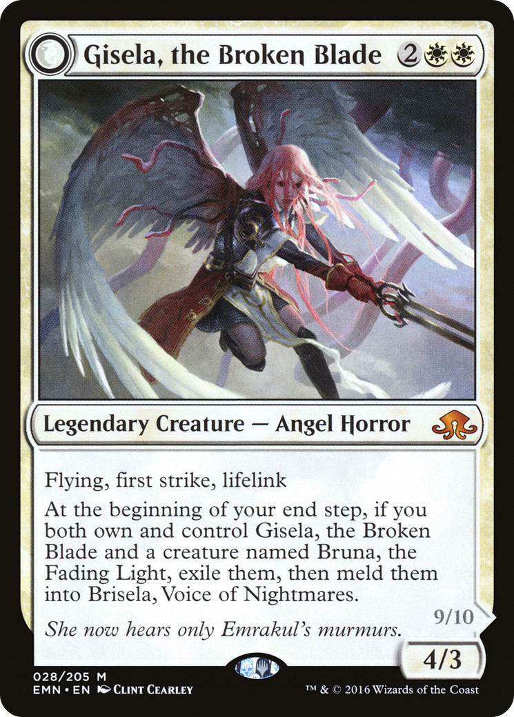 x1 Gisela, the Broken Blade EMN MTG 28 MYTHIC M/NM 1x