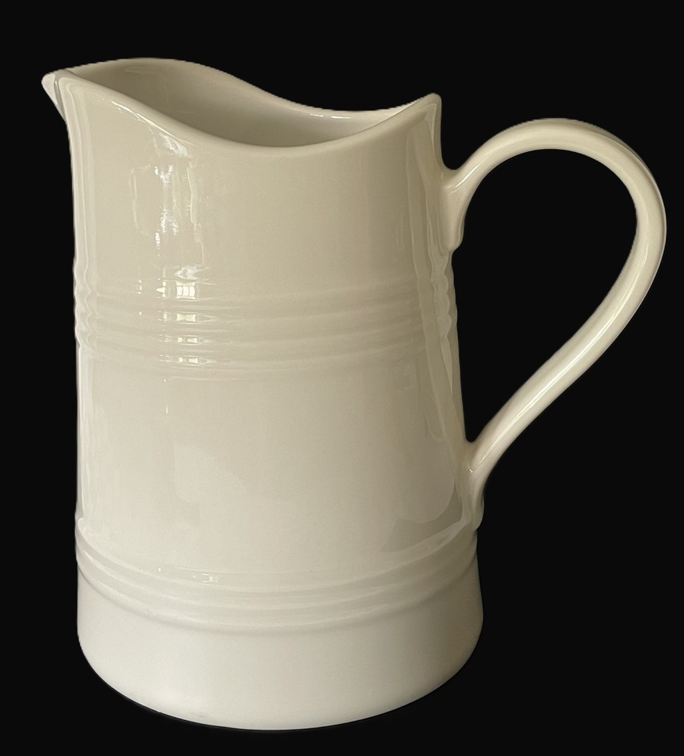 Fiesta Linen Farmhouse Pitcher 74oz 90th Anniversary USA Pottery 1st New Limited