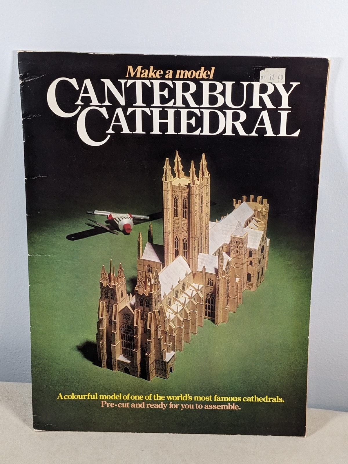 Vintage Canterbury Cathedral Paper Model Kit 1976 Milestone Complete Unpunched