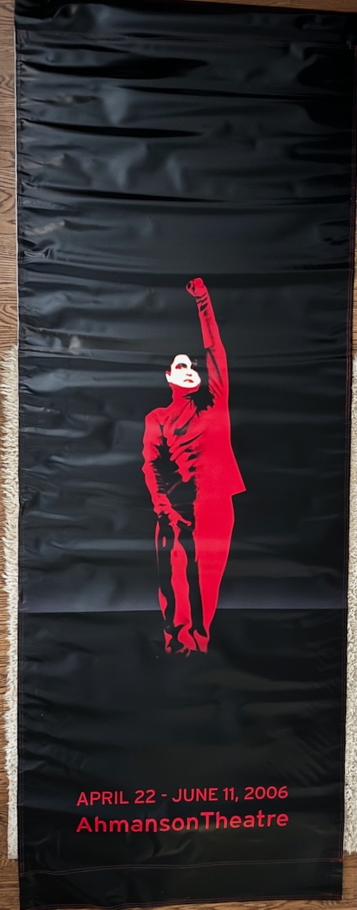VERY RARE 2006 Black Rider Vinyl Banner Tom Waits Burroughs Wilson LA 8x3ft
