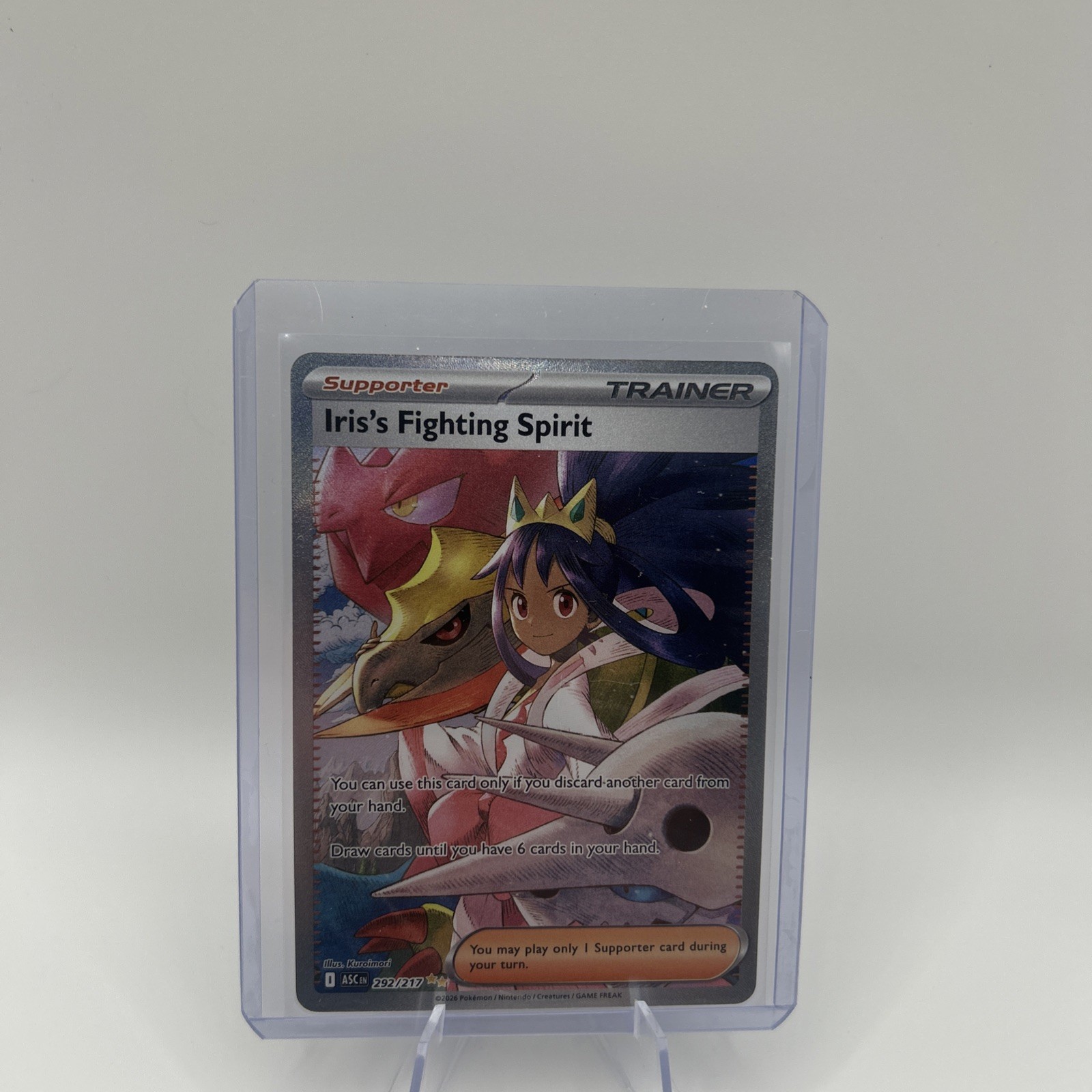 Iris\'s Fighting Spirit 292/217 SIR  ASCENDED HEROES