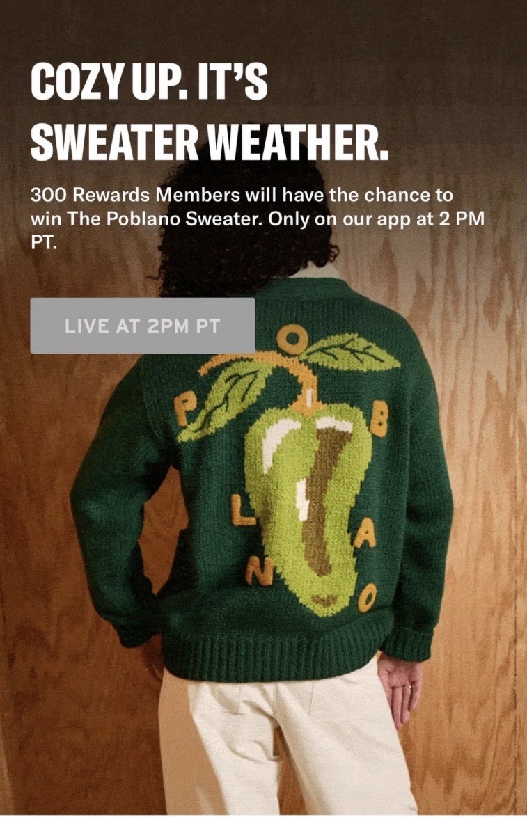 Limited Edition Taco Bell Poblano Cardigan Sweater Large Tuesday Drops 1/300 Limited Edition Taco Bell Poblano Cardigan Sweater Large Tuesday Drops 1/300