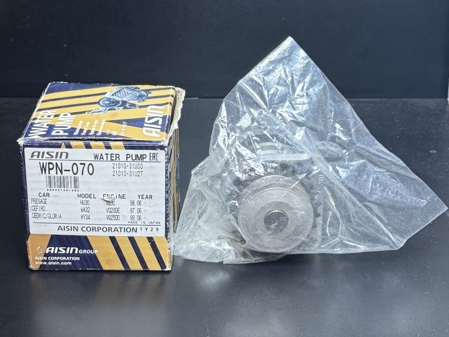 New AISIN WPN-070 Engine Water Pump Assembly missing The O Rings, See Photos