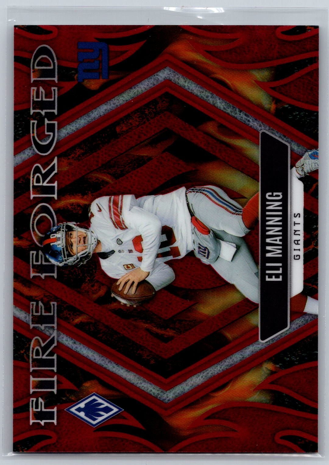 2023 Panini Phoenix #FF-4 Eli Manning Fire Forged Red #/199