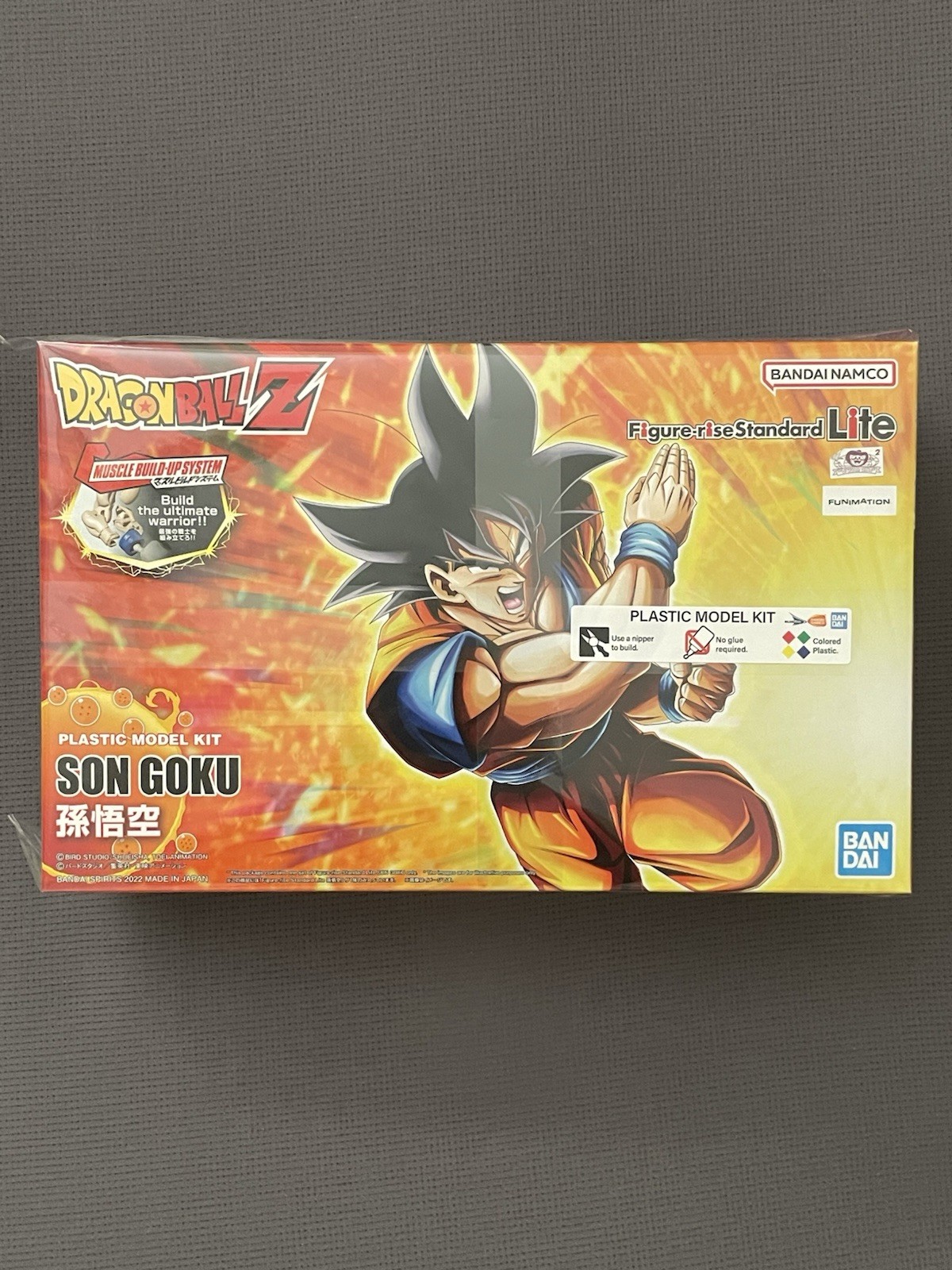 New Bandai Dragon Ball Z Son Goku Plastic Model Kit Made in Japan RARE New Bandai Dragon Ball Z Son Goku Plastic Model Kit Made in Japan RARE