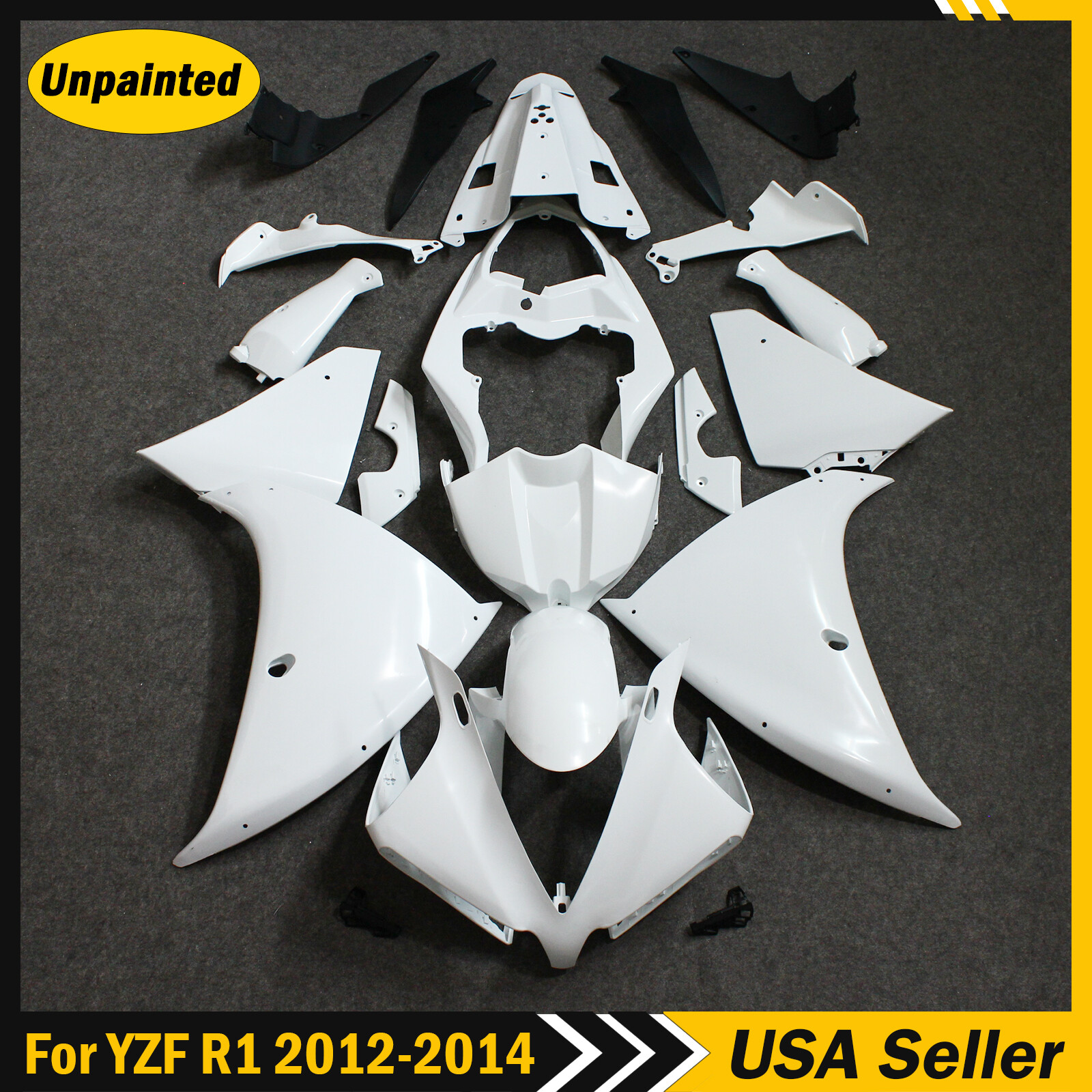 Unpainted Fairing Kit For Yamaha YZF R1 2012 2013 2014 Injection Molded Bodywork